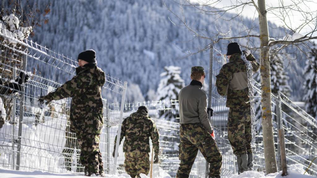 Gros der Armeeangehörigen rückt zum WEF-Einsatz ein