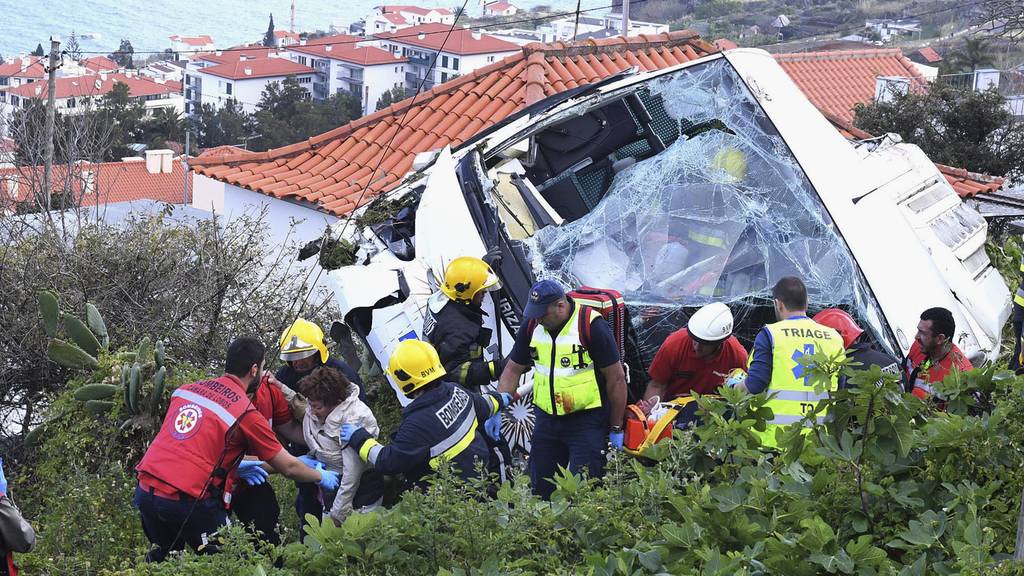 Busunglück Madeira