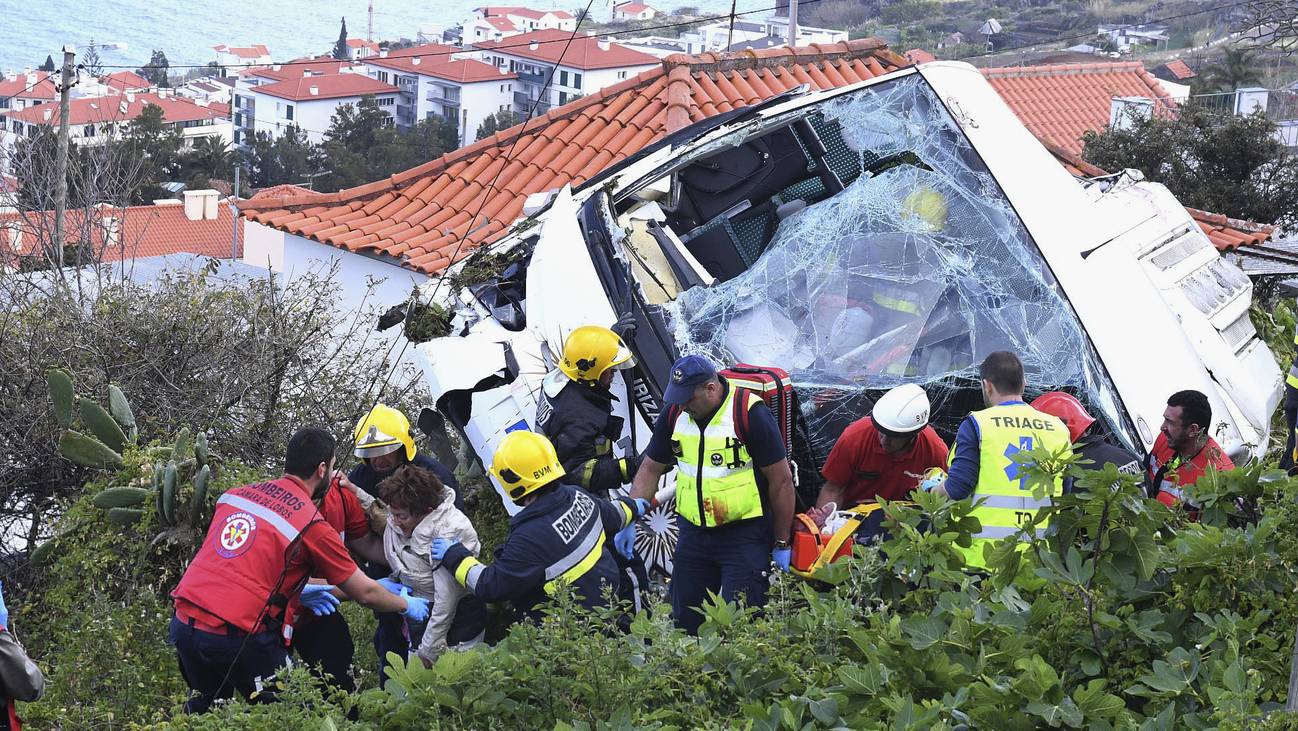 Busunglück Madeira