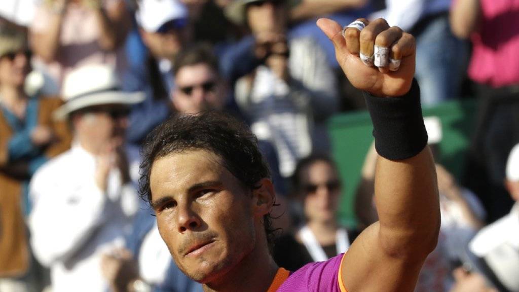Rafael Nadal zog in Monte Carlo in den Final ein