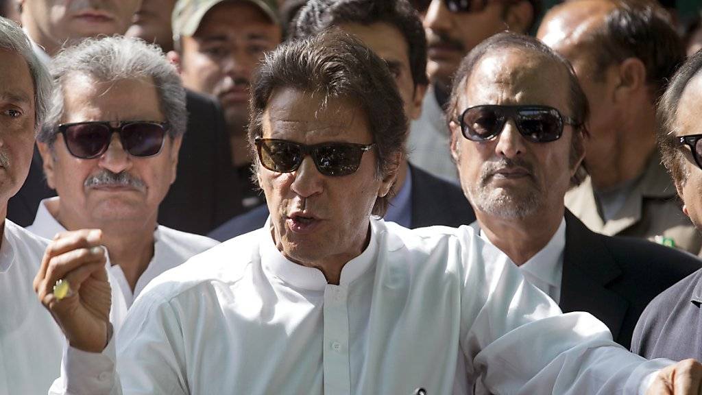 Der pakistanische Oppositionsführer Imran Khan. (Archiv)