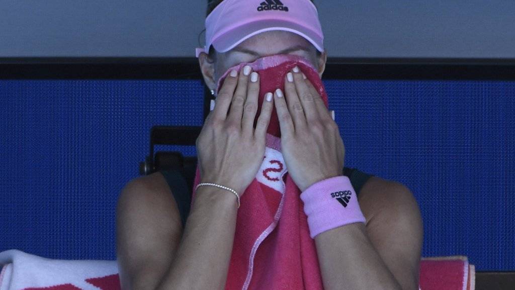 Ein Tag zum Vergessen: Angelique Kerber wurde am Australian Open von der ungesetzten Amerikanerin Danielle Collins deklassiert