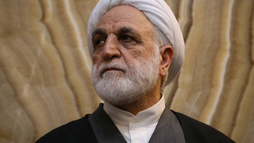 ARCHIV - Der iranische Oberste Richter Gholam-Hussein Mohseni-Edschehi nimmt an einer Feier auf dem Palästina-Platz in Teheran teil.») Foto: Rouzbeh Fouladi/ZUMA Press Wire/dpa