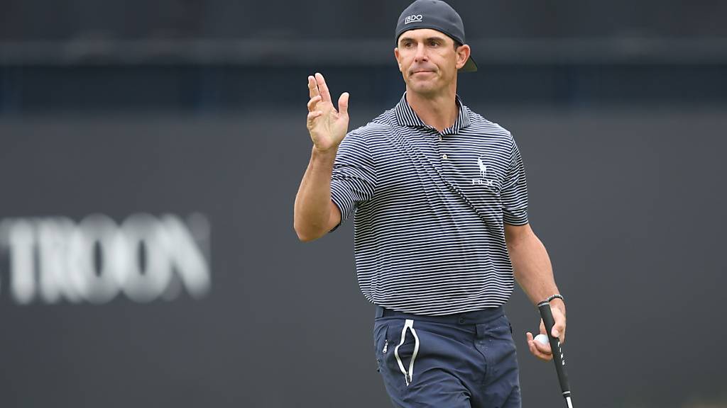 Billy Horschel winkt dem Publikum zu