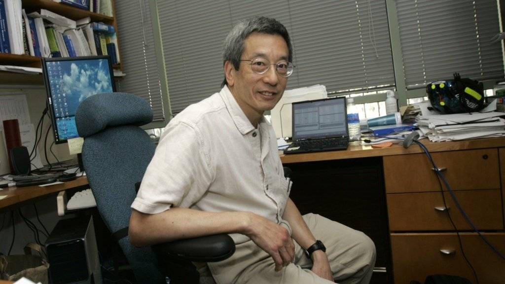 Roger Tsien 2008 in seinem Büro an der UC San Diego. (Archivbild)