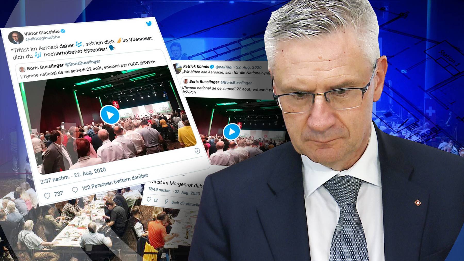 Schutzkonzept der SVP-Versammlung in Windisch sorgt für Kopfschütteln