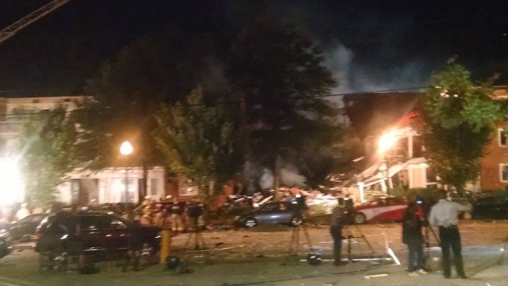 Bei der Explosion eines Hauses in Silver Spring wurden mindestens zwei Menschen getötet. Mindestens sieben weitere werden noch vermisst.