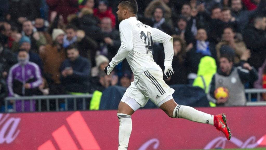 Casemiro ebnete Real Madrid dank einem herrlichen Weitschuss zum 1:0 den Sieg gegen den FC Sevilla