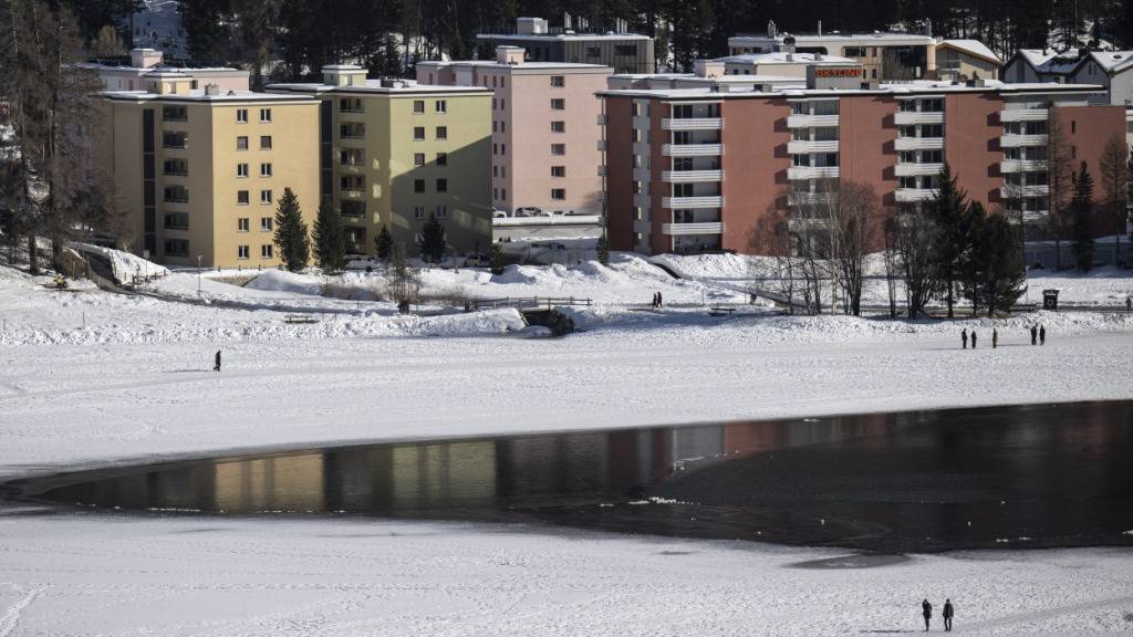 Mietwohnungen in Wohnblöcken in St. Moritz.