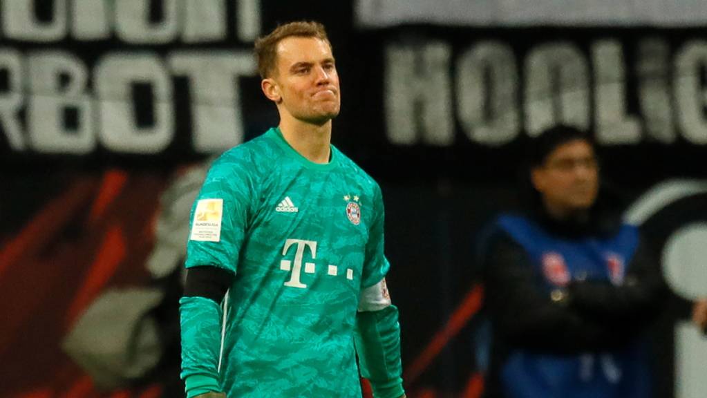 Bayern Keeper Manuel Neuer musste sich fünfmal geschlagen geben