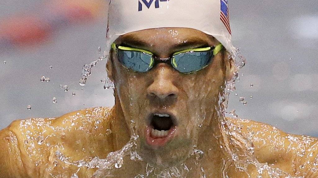 Kommt immer besser in Form: US-Schwimmer Michael Phelps