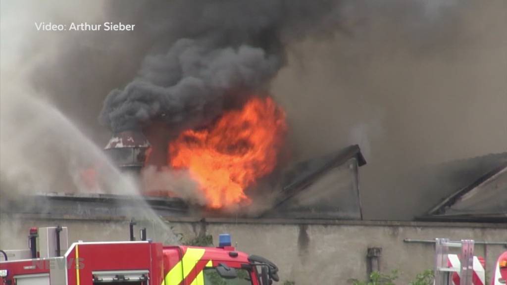 Grosse Aufregung: Wie Anwohner in Lengnau das Feuer in der Autohalle erlebt haben