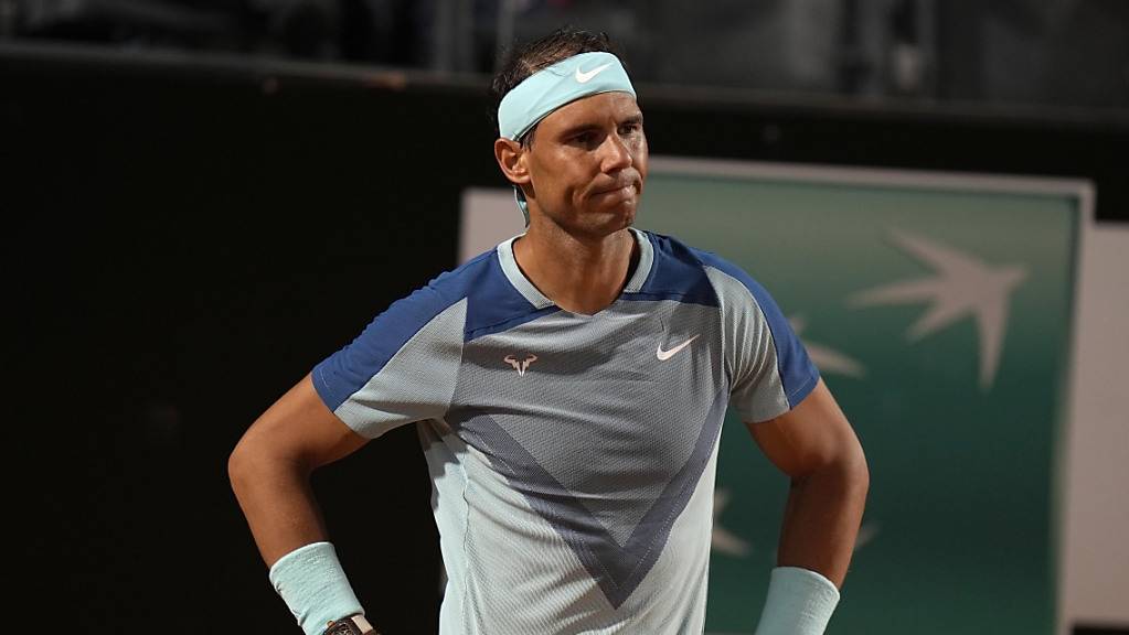 Rafael Nadal machte seine chronische Fussverletzung in Rom zu schaffen.