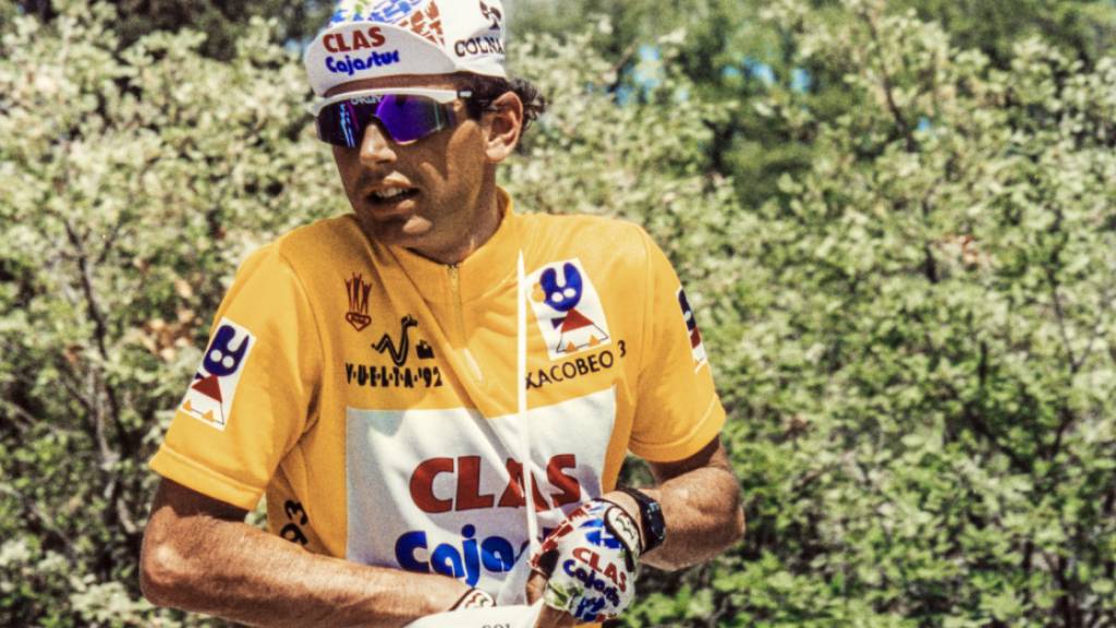 Tony Rominger auf dem Weg zu seinem ersten Vuelta-Sieg 1992