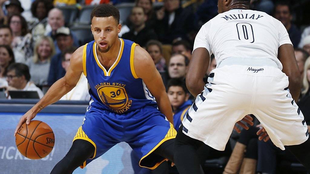 Stephen Curry und die Golden State Warriors sind in der NBA derzeit nicht zu stoppen
