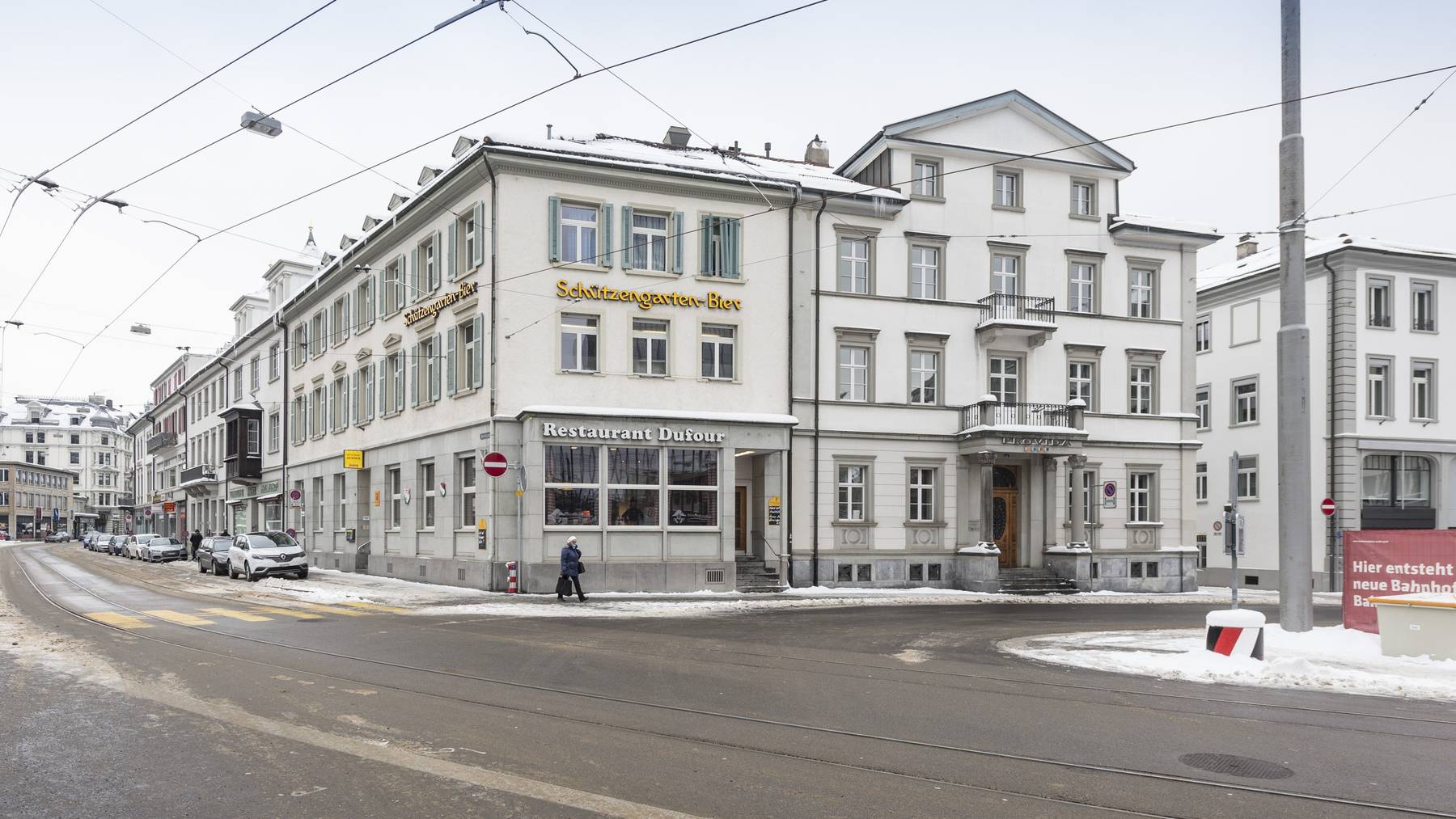 In der Nähe des Bahnhofs St.Gallen entsteht eine Gasthausbrauerei. (Archiv)