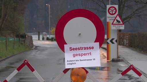 «Bis auf Weiteres» – Strasse in Horw nach Hangrutsch bleibt gesperrt