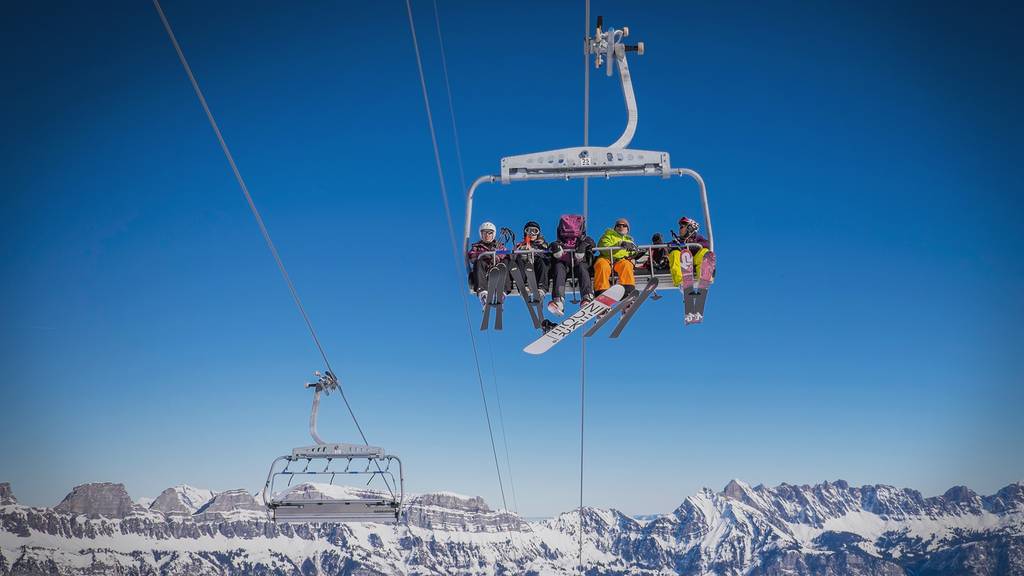 Skifahren statt Vorlesung: Gelungener Start am Flumserberg