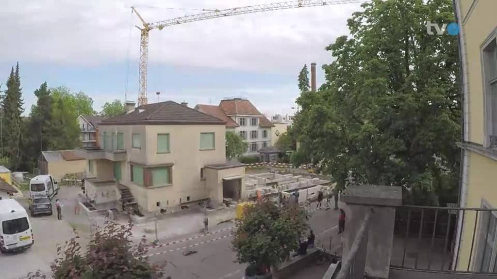 Kraftakt: Villa Bär in Frauenfeld wird um 18 Meter verschoben