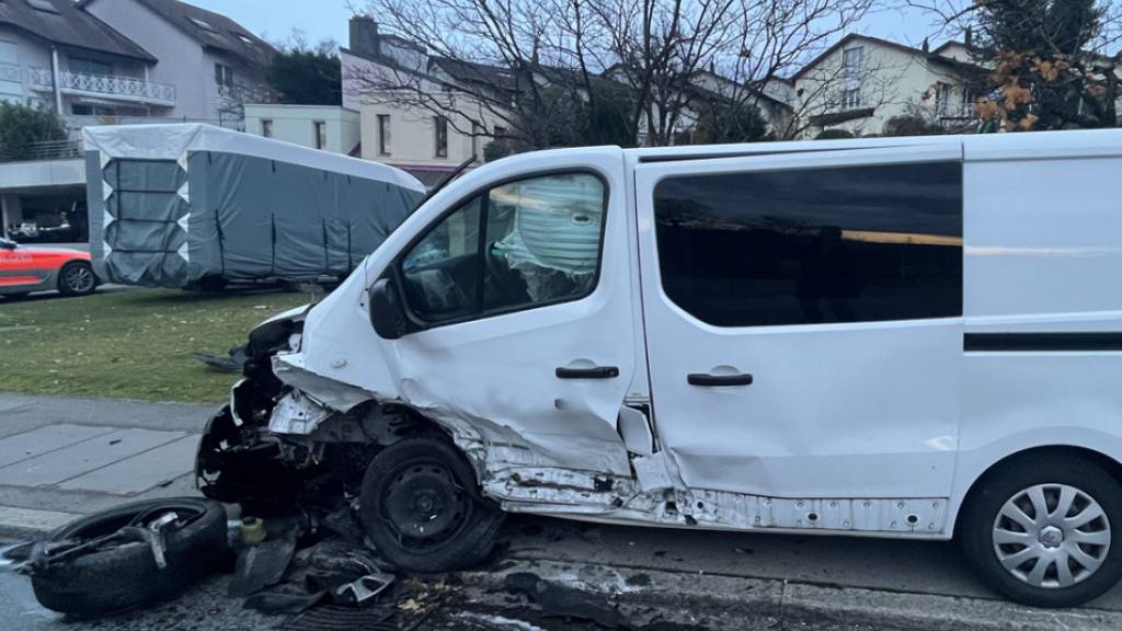 In Buchrain LU ereignete sich am Montagnachmittag ein Verkehrsunfall.