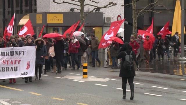 Demo gegen Sparpaket