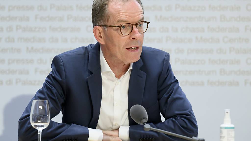 Daniel Leupi an einer Medienkonferenz in Bern: Der Stadtzürcher Finanzvorstand will 2023 für die Grünen in den Ständeratswahlkampf steigen. (Archivbild)