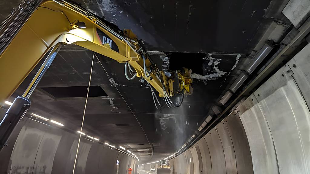 Arbeiten am Gotthard laufen wieder auf Hochtouren