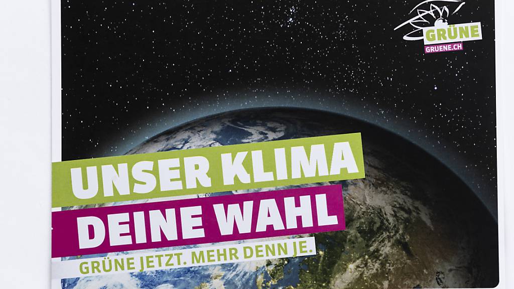 Die Grünen verlieren gemäss Hochrechnung im Kanton Zürich Wähleranteile. (KEYSTONE/Christian Beutler)