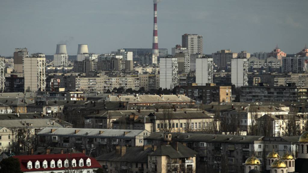 ARCHIV - Blick auf die Stadt Kiew. Foto: -/Ukrinform/dpa/Archivbild