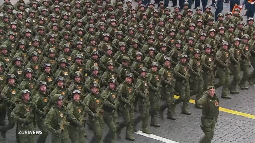 Parade kleiner als sonst: Tag des Sieges in Russland