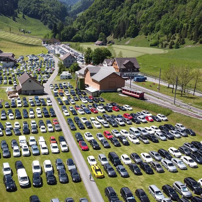Alles wanderte durch den Alpstein – Parkplatz Wasserauen gesperrt