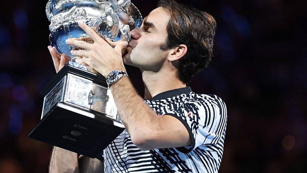 Roger Federer tritt in Melbourne als Titelverteidiger an