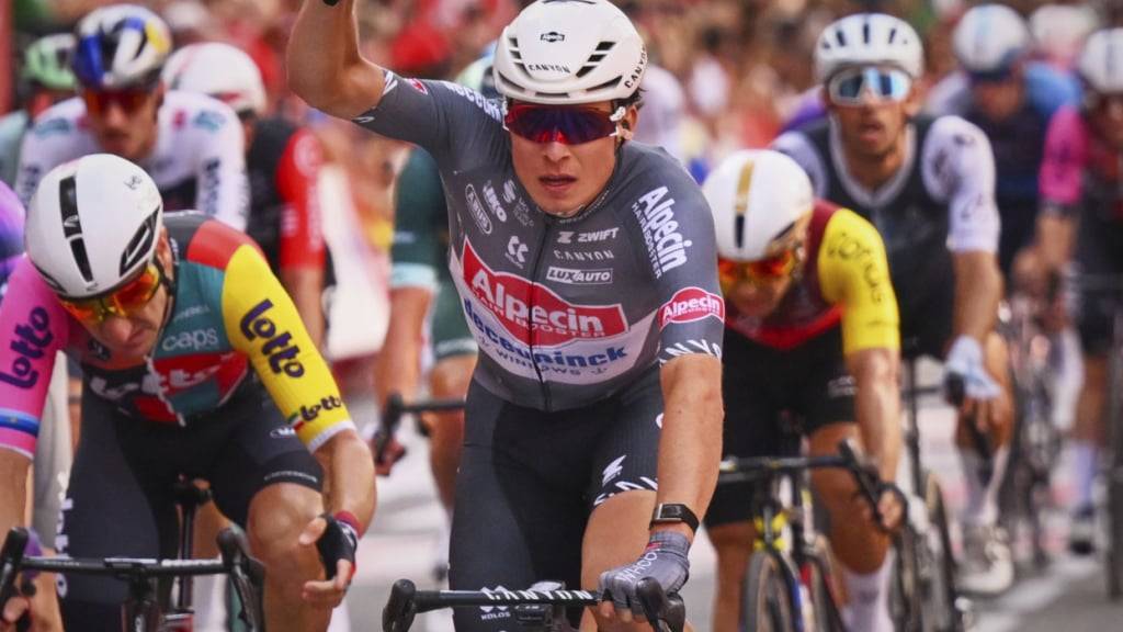 Jasper Philipsen gewann bereits die 1. und 8. Etappe im Sprint