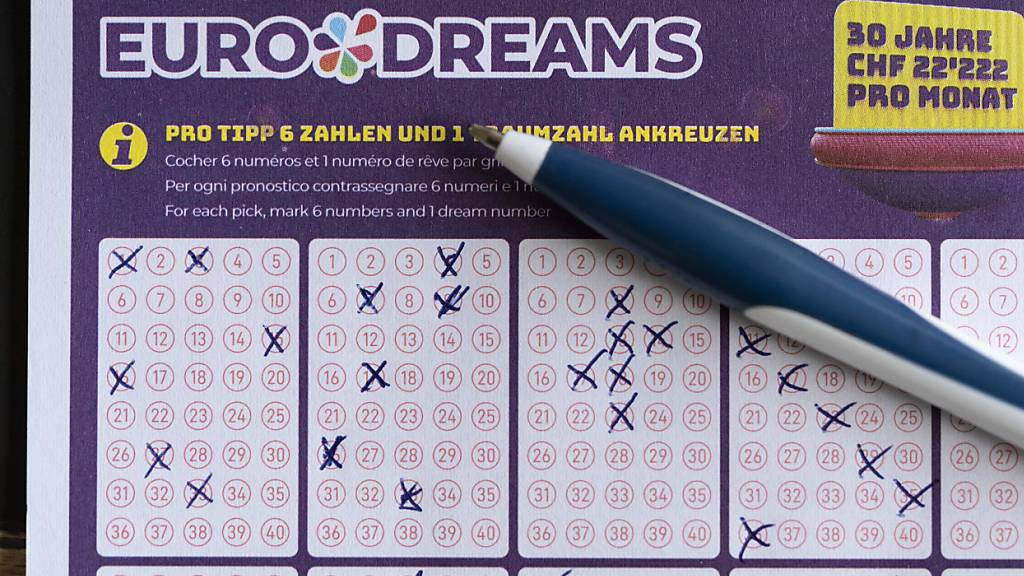 Ein Eurodreams-Spielschein von Swisslos. (Symbolbild)