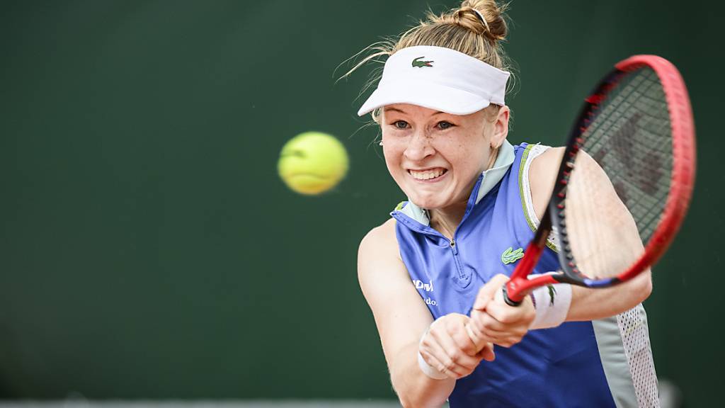 Hervorragend gekämpft und nahe am Exploit: Die 18-jährige Schweizerin Céline Naef am Ladies Open in Lausanne