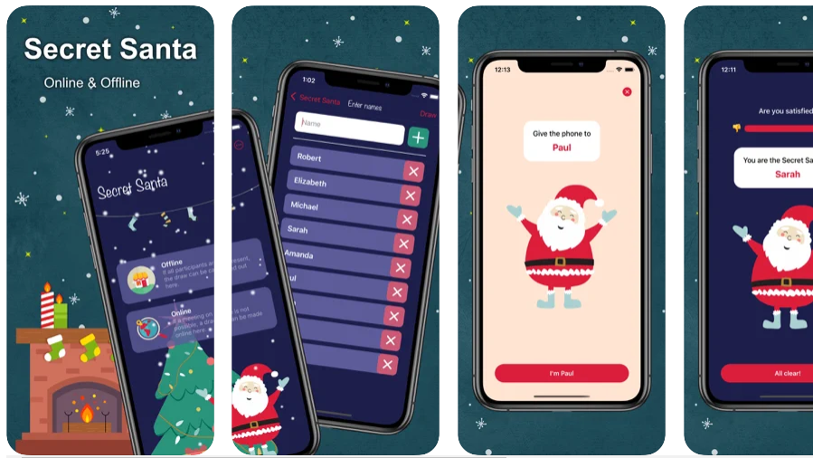 Secret Santa Christmas Gifts App Printscreens