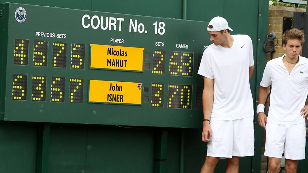 Resultate wie das 70:68 von John Isner gegen Nicolas Mahut vor knapp zwölf Jahren in Wimbledon sind an den Grand-Slam-Turnieren vorerst nicht mehr möglich