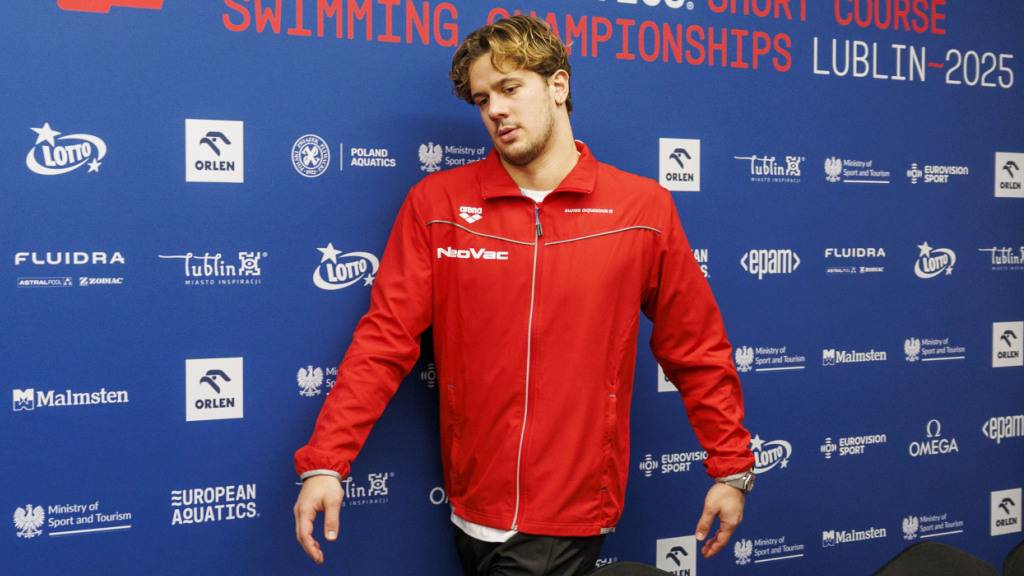 Noè Ponti ist an den Kurzbahn-Europameisterschaften in Polen auf den drei Delfin-Distanzen der grosse Favorit auf Gold