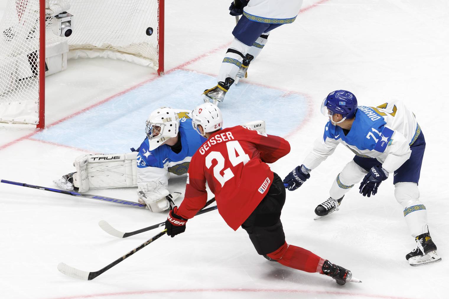 50 gegen Kasachstan Die Schweiz bleibt an der Eishockey-WM ohne Gegentor 32Today