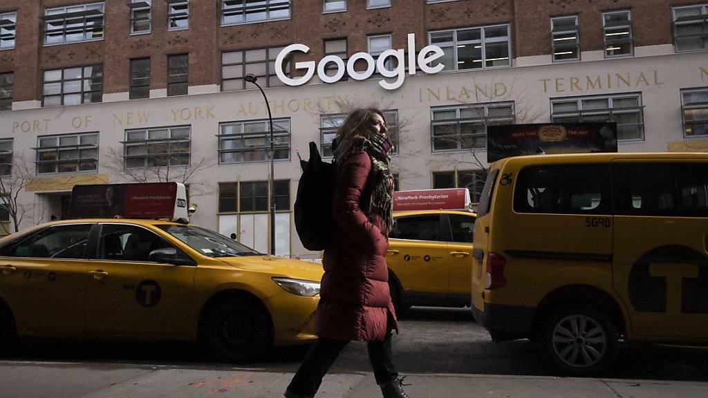 Das Bürogebäude der Alphabet-Tochter Google in New York. (Archivbild)