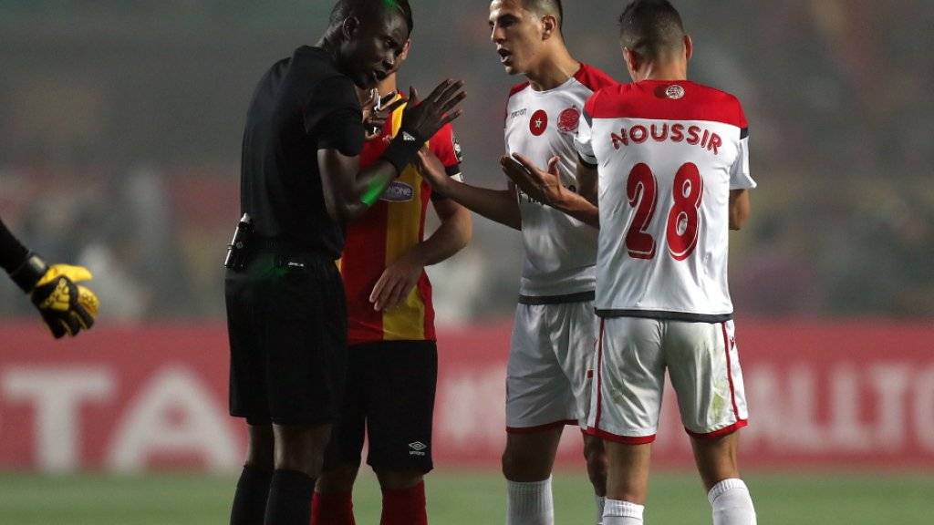 Weil der Videobeweis nicht funktionierte, weigerten sich die Spieler des marokkanischen Finalisten Wydad Casablanca das Final-Rückspiel fortzusetzen