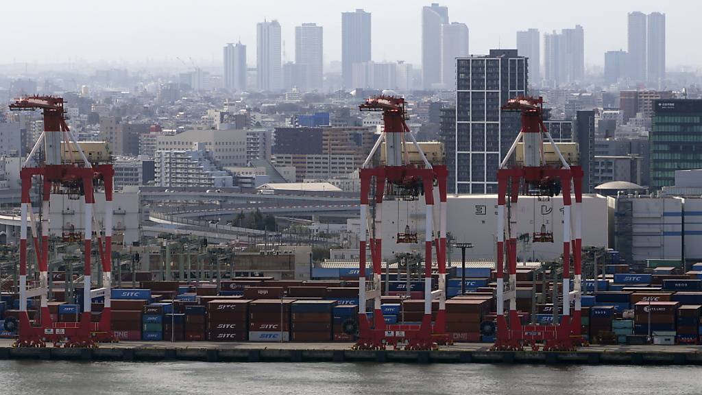 Hafen in Tokio: Die Exporte haben in Japan im Januar zugenommen. (Archivbild)