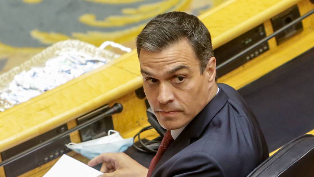 Pedro Sanchez, Ministerpräsident von Spanien, nimmt an einer Senatssitzung teil. Foto: Ricardo Rubio/EUROPA PRESS/dpa
