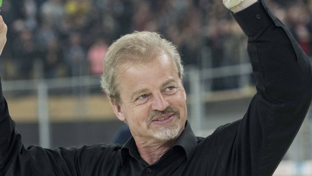 Bengt-Ake Gustafsson - hier beim Aufstieg 2015 mit den SCL Tigers - wird per sofort Trainer beim B-Ligisten Olten
