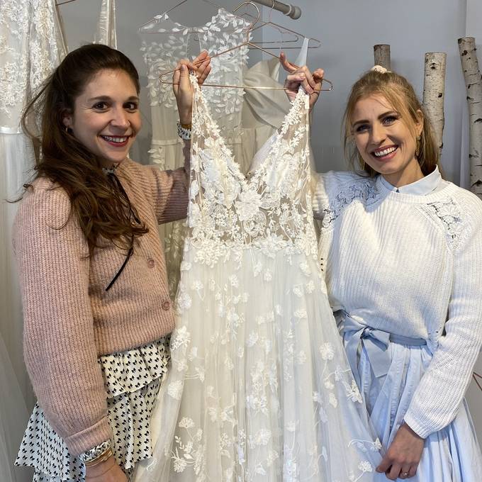 «Das ist unsere heile Mädchenwelt»: Melina und Alexandra sind Braut-Stylistinnen