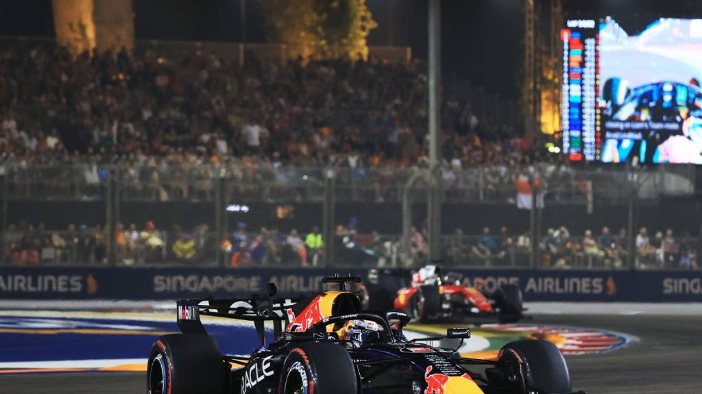 In der Nacht von Singapur erstmals der Schnellste: Max Verstappen