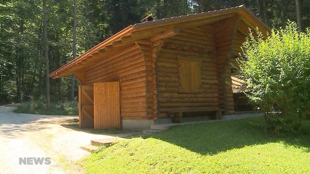 Kurz nach Erneuerungsarbeiten: Waldhütte in Lüsslingen verwüstet