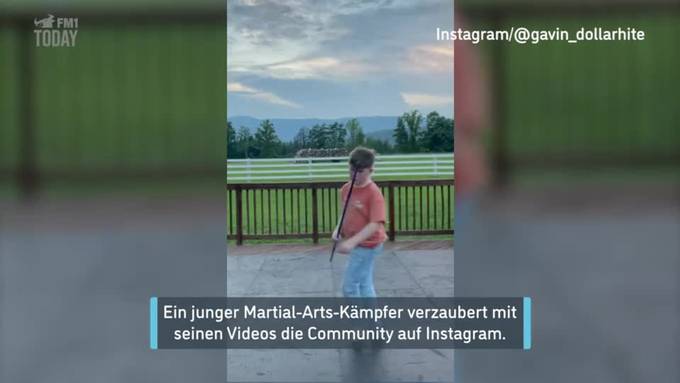 Junger Martial-Arts-Kämpfer wird zum Online-Hit