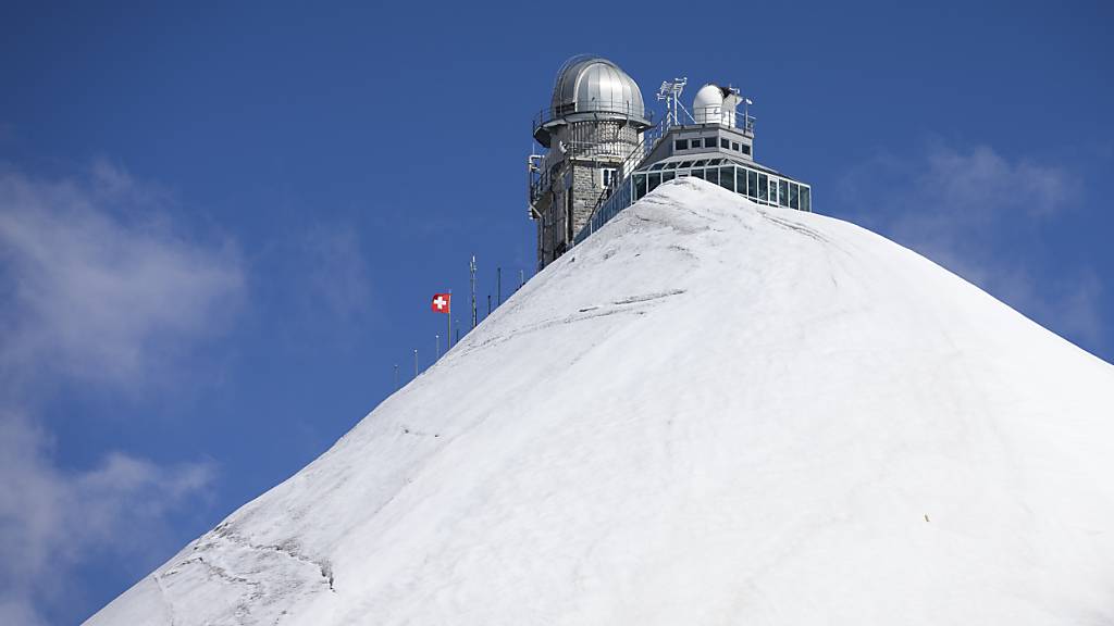 Das Sphinx-Observatorium auf dem Jungfraujoch: Dort herrscht derzeit Tauwetter. (Archivbild)