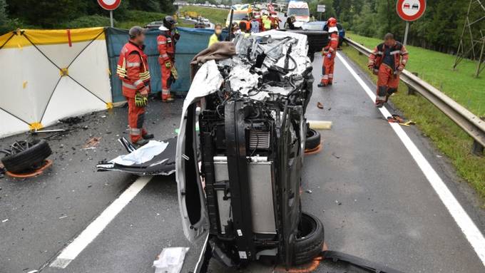 Schiers GR: Sechs Verletzte bei Kollision von vier Autos